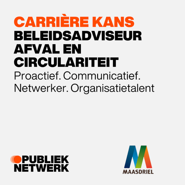 Beleidsadviseur Afval en Circulariteit gemeente Maasdriel