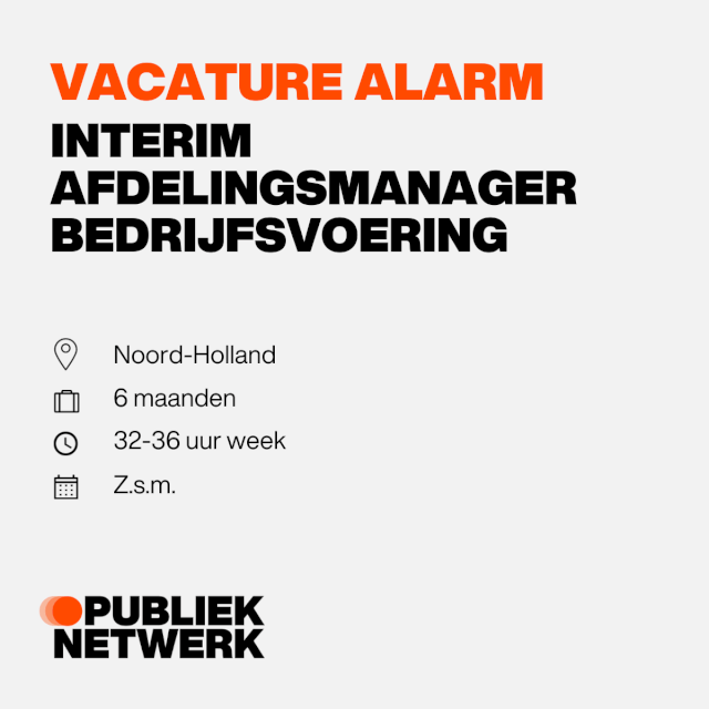 Interim Afdelingsmanager Bedrijfsvoering gemeente Haarlem