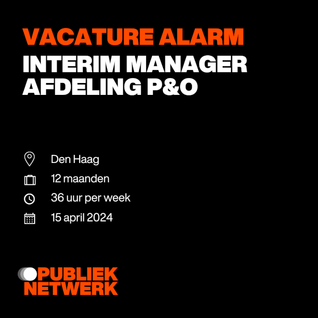 Interim Manager Afdeling PO