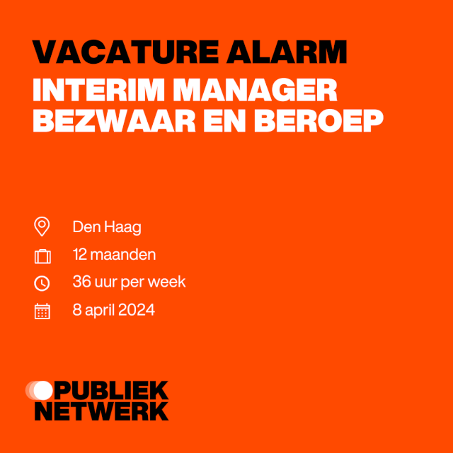 Interim Manager Bezwaar en Beroep