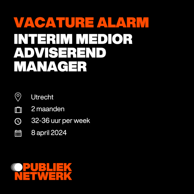 Interim Medior Adviserend Manager