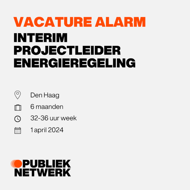 Interim Projectleider Energieregeling Ministerie van Economische zaken en klimaat