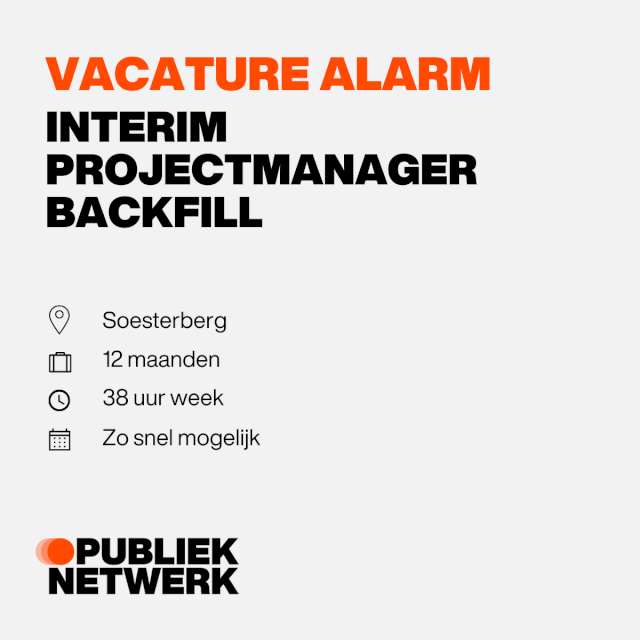 Interim Projectmanager Backfill Ministerie van Defensie