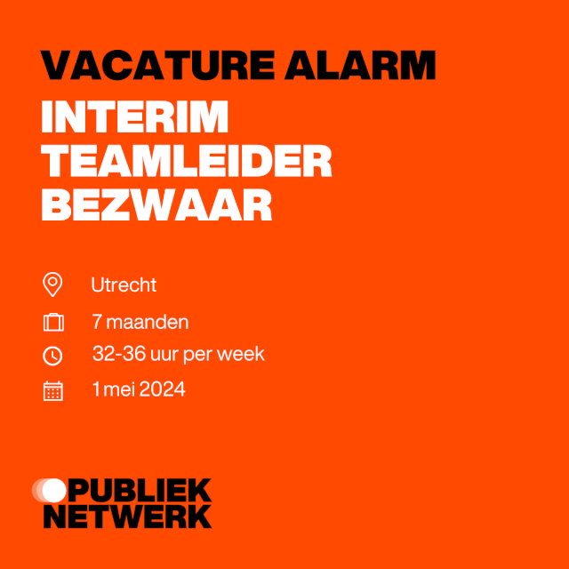 Interim Teamleider Bezwaar