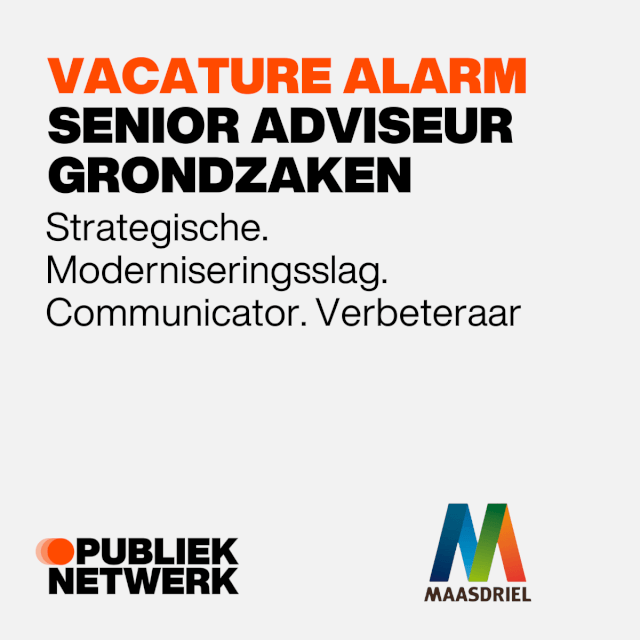 Senior Adviseur Grondzaken Gemeente Maasdriel