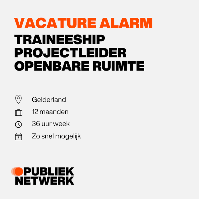 Traineeship Projectleider Openbare Ruimte
