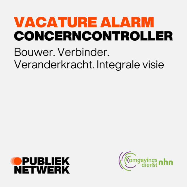 Concerncontroller Omgevingsdienst Noord Holland Noord