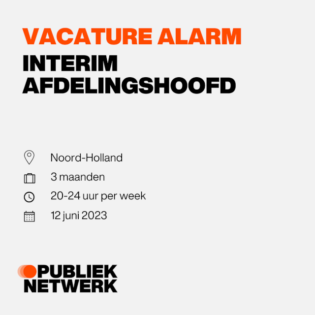 Interim Afdelingshoofd