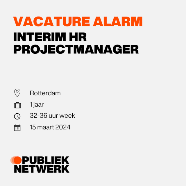 Interim HR projectmanager Dienst Justitiele Inrichting