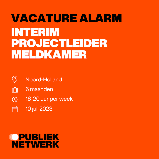 Interim Projectleider Meldkamer
