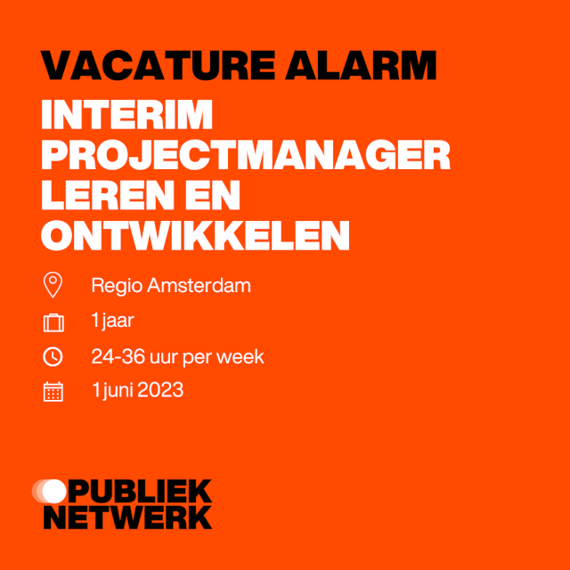 Interim Projectmanager Leren en Ontwikkelen