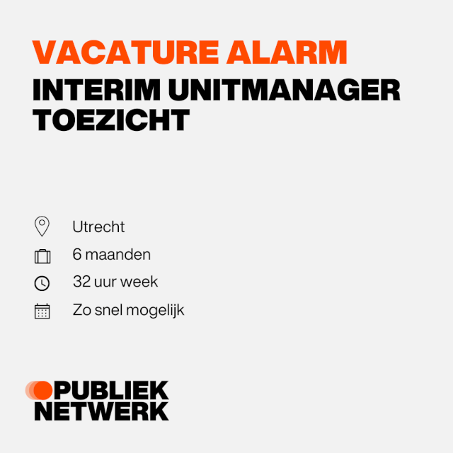 Interim Unitmanager Toezicht