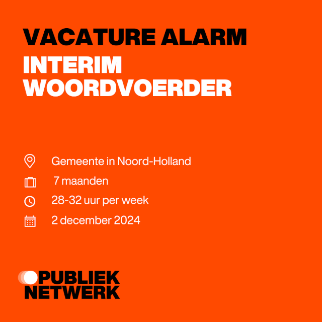 Interim Woordvoerder
