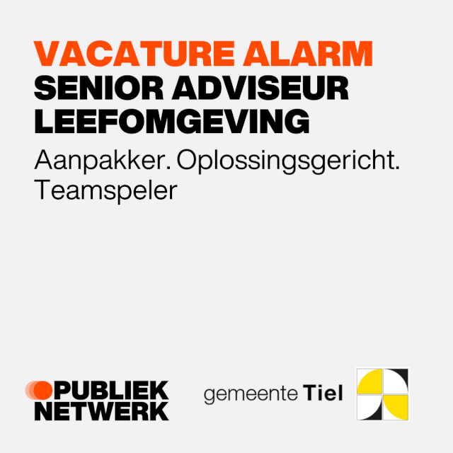 Senior Adviseur Leefomgeving gemeente Tiel