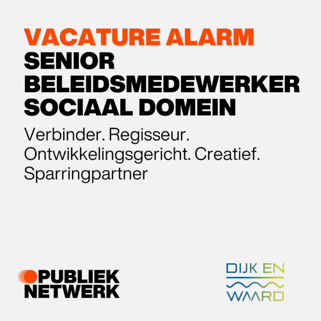 Senior Beleidsmedewerker Sociaal Domein