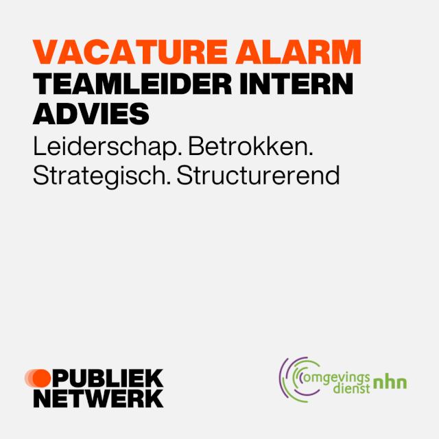 Teamledier Intern Advies ODNHN